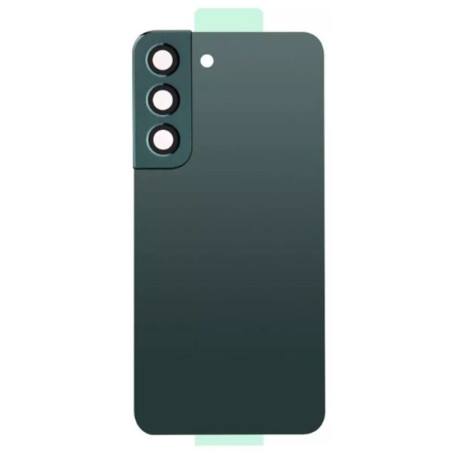 Vitre Arrière Verte S22 Plus (S906B) avec Lentille Caméra Samsung