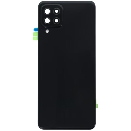 Vitre Arrière Noire A22 (A225F) Avec Lentille Caméra Samsung
