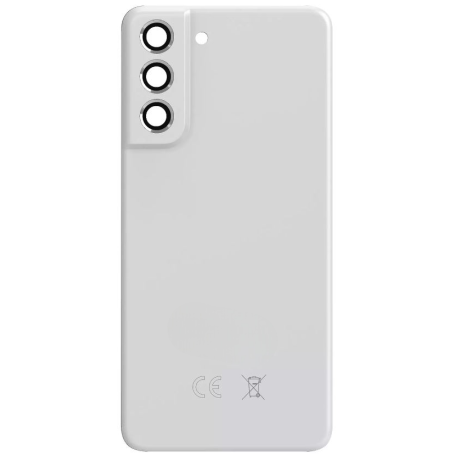 Vitre Arrière Blanche S21 FE (G990B) Avec Lentille Caméra Samsung