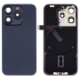 Vitre Arrière Bleue iPhone 15 Pro Max- Plaque Métal - NFC- Magsafe - Nappe Flash