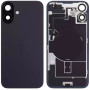 Vitre Arrière Noire iPhone 16 Avec Plaque Métal - NFC - Magsafe - Nappe Flash