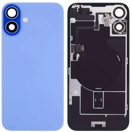 Vitre Arrière Outremer iPhone 16 Avec Plaque Métal - NFC - Magsafe - Nappe Flash