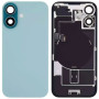 Vitre Arrière Sarcelle iPhone 16 Avec Plaque Métal - NFC - Magsafe - Nappe Flash