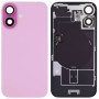 Vitre Arrière Rose iPhone 16 Plus - Plaque Métal - NFC - Magsafe - Nappe Flash