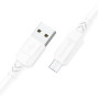 Borofone Câble Blanc BX81 Type C USB-A vers USB-C 1 m Charge/ Sync 3A
