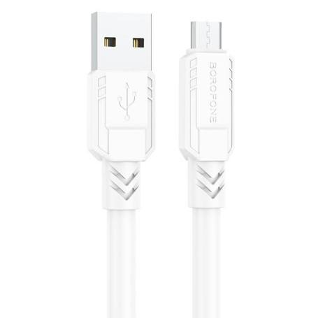 Borofone Câble Blanc BX81 Type C USB-A vers USB-C 1 m Charge/ Sync 3A