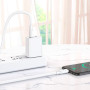 Borofone Câble Blanc BX81 Type C USB-A vers USB-C 1 m Charge/ Sync 3A