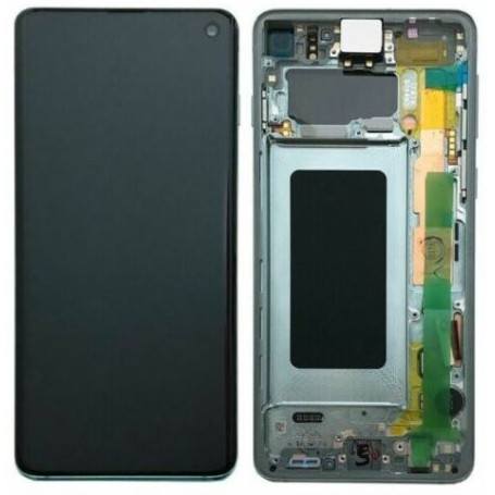 Ecran Vert S10 (G973F) Samsung Avec Chassis Ori Refurbee