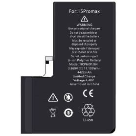 Batterie Iphone 15 Pro Max (Ti) (No Message) Avec Adhésif