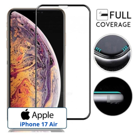Protection antichoc Noire Full Cover iPhone 17 Air