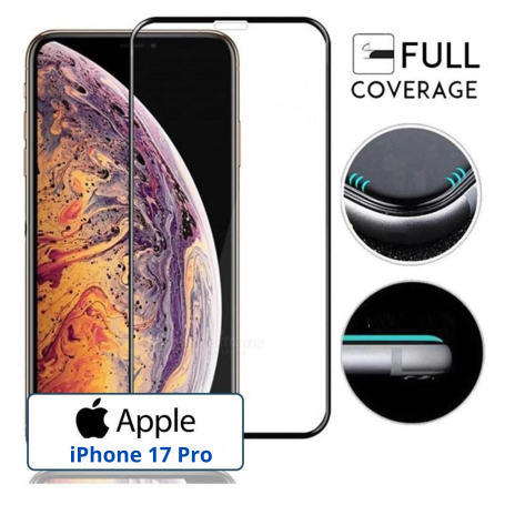 Protection antichoc Noire Full Cover iPhone 17 Pro