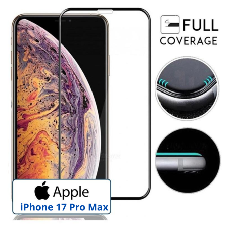 Protection antichoc Noire Full Cover iPhone 17 Pro Max