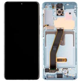 Ecran Bleu S20 (G980F) Samsung Oled Avec Chassis Gamme Ori Refurbee
