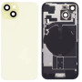 Vitre Arrière Jaune iPhone 15 Plus Plaque Métal - NFC - Magsafe - Nappe Flash