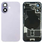 Vitre Arrière Violette iPhone 17 Avec Plaque Métal - NFC - Magsafe - Nappe Flash