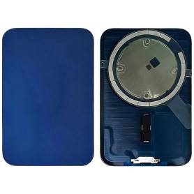 Vitre Arrière Bleue iPhone 17 Pro - Plaque Métal - NFC - Magsafe - Nappe Flash