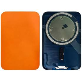 Vitre Arrière Orange iPhone 17 Pro Max Plaque Métal NFC Magsafe Nappe Flash