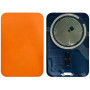 Vitre Arrière Orange iPhone 17 Pro Max Plaque Métal NFC Magsafe Nappe Flash