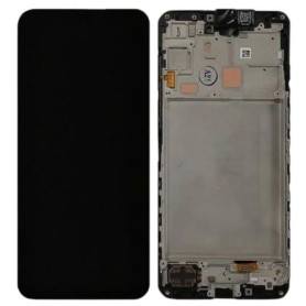 Ecran Noir A16 4G 2024 (A165F) Oled Samsung Avec Chassis