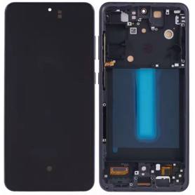 Ecran Noir S21 FE (G990B) Oled Samsung Avec Chassis