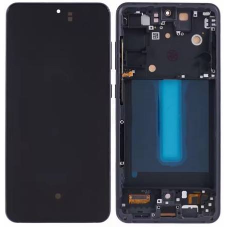 Ecran Noir S21 FE (G990B) Oled Samsung Avec Chassis