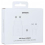 Samsung Original Chargeur USB C 45W+Cable USB-C/USB-C 5A 1.8m W Avec Packaging