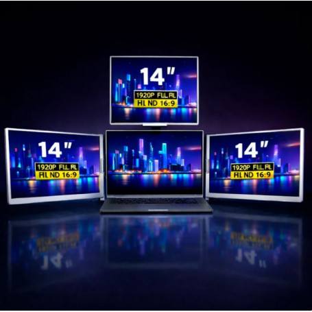 Promobile Trio 14 Ecran Triple 14'' - 16:10 - 1920*1200 - Full HD