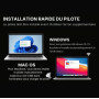 Promobile Trio 14 Ecran Triple 14'' - 16:10 - 1920*1200 - Full HD