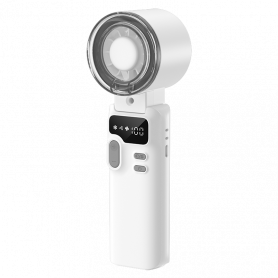 Ventilateur Portable Blanc 3600 mAh Multi Direction avec Brumisateur Intégré
