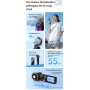 Ventilateur Portable Rose 3600 mAh Multi Direction avec Brumisateur Intégré