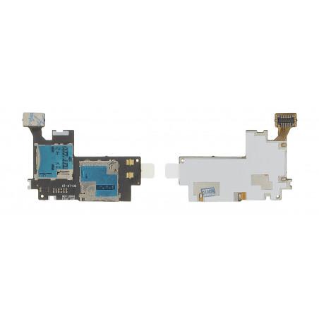 Lecteur Carte SIM + Carte Micro SD avec sa nappe Samsung - N7100