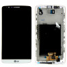 Ecran LG G3 complet avec chassis blanc - D855