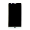 Ecran LG G3 complet avec chassis blanc - D855