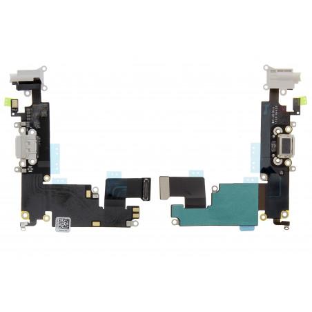 Nappe prise jack avec connecteur de charge blanc iPhone 6 plus