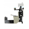Nappe connecteur charge blanche + antenne GSM + prise jack iPhone 5