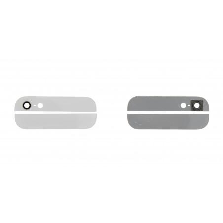 Vitre arriere superieure et inferieure blanc iPhone 5