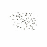 Lot de vis argent 43 pcs iPhone 5