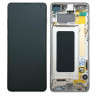 Ecran complet blanc - chassis origine Samsung S10 SM-G973F - GH97-18850B