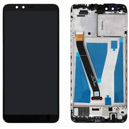 Ecran Complet Noir Huawei Y9 2018 Avec Chassis Gamme Super Premium