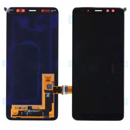 Ecran Noir A8 2018 (A530F) Service Pack Samsung GH82-21406A/529A