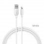 Borofone Câble Blanc BX14 Lightning 1 m Charge/ Sync 2.4A