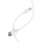 Borofone Câble Blanc BX14 Lightning 1 m Charge/ Sync 2.4A