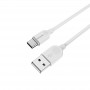Borofone Câble Blanc BX14 Type C 1 m Charge/ Sync 2.4A