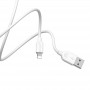 Borofone Câble Blanc BX14 Lightning 2 m Charge/ Sync 2.4A