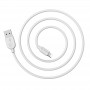 Borofone Câble Blanc BX14 Lightning 2 m Charge/ Sync 2.4A