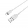 Borofone Câble Blanc BX14 Lightning 3 m Charge/ Sync 2.4A