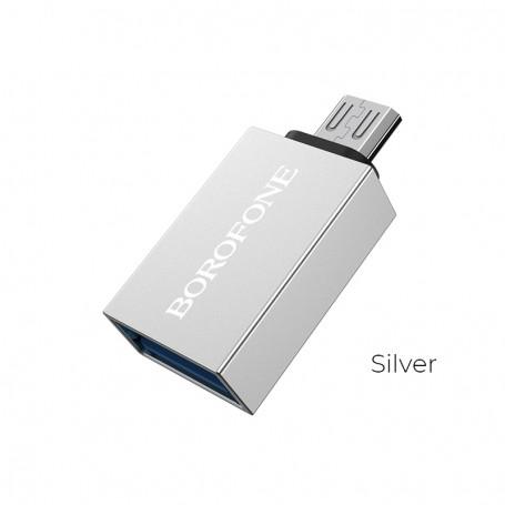 Borofone Adaptateur BV2 Micro USB M Vers USB F
