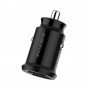 Borofone BZ8 Noir Chargeur Allume-Cigare 4.8A - 2 Ports USB
