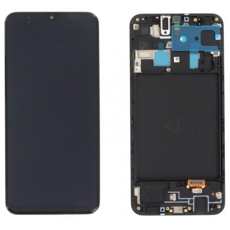 Ecran Noir A20 (A205F) Service Pack Samsung GH82-19571A/GH82-19571B
