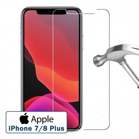 Protection antichoc verre trempé iPhone 7/8 Plus